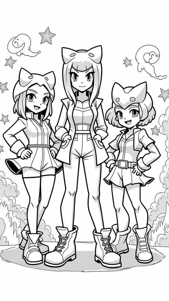 team rocket coloring page